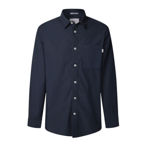 Pepe Jeans für Herren. PM3090838 Creed navy shirt (S), Lässig, Baumwolle, Langarm, Marine Pepe Jeans für Herren. PM3090838 Creed navy shirt (S), Lässig, Baumwolle, Langarm, Marine