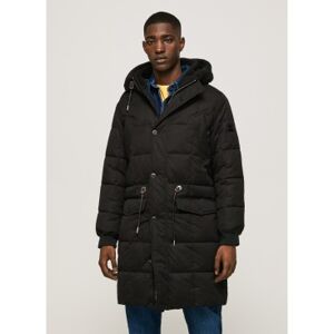 Pepe Jeans für Herren. PM402595 Jaden Parka schwarz (L), Lässig, Polyester Pepe Jeans für Herren. PM402595 Jaden Parka schwarz (L), Lässig, Polyester