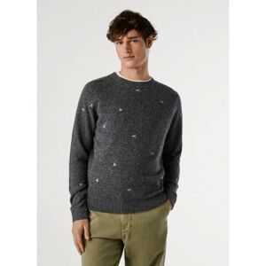 Pepe Jeans für Herren. PM7000026 Prescott Pullover grau (L), Lässig, Polyester Pepe Jeans für Herren. PM7000026 Prescott Pullover grau (L), Lässig, Polyester