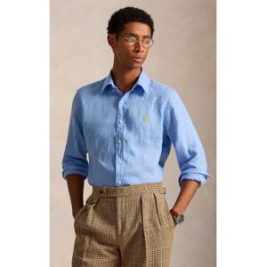 Polo Ralph Lauren für Herren. 710966294509 Maßgeschneidertes Leinenhemd blau (XL), Lässig, Langarm Polo Ralph Lauren für Herren. 710966294509 Maßgeschneidertes Leinenhemd blau (XL), Lässig, Langarm