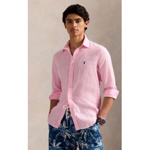 Polo Ralph Lauren für Herren. 710966294009 Maßgeschneidertes Leinenhemd rosa (XXL), Lässig, Langarm Polo Ralph Lauren für Herren. 710966294009 Maßgeschneidertes Leinenhemd rosa (XXL), Lässig, Langarm