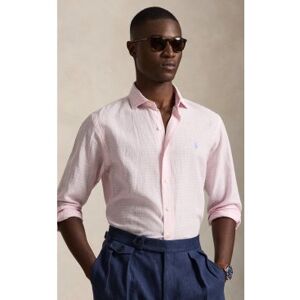 Polo Ralph Lauren für Herren. 710B16700002 Custom Fit sirsaca Hemd mit rosa Streifen (S), Lässig, Baumwolle, Langarm Polo Ralph Lauren für Herren. 710B16700002 Custom Fit sirsaca Hemd mit rosa Streifen (S), Lässig, Baumwolle, Langarm