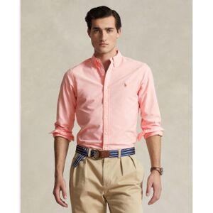 Polo Ralph Lauren für Herren. 710549084008 Slim Fit Oxford Hemd rosa (L), Lässig, Baumwolle, Langarm Polo Ralph Lauren für Herren. 710549084008 Slim Fit Oxford Hemd rosa (L), Lässig, Baumwolle, Langarm