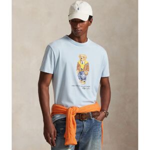 Polo Ralph Lauren für Herren. 710P07347001 Bear Custom Slim Fit Polohemd blau (L), Lässig, Baumwolle, Kurzarm Polo Ralph Lauren für Herren. 710P07347001 Bear Custom Slim Fit Polohemd blau (L), Lässig, Baumwolle, Kurzarm