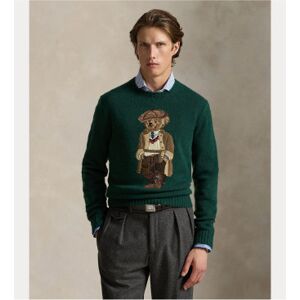 Polo Ralph Lauren für Herren. 710978308001 Pullover mit Bär Polo grün (L), Lässig, Wolle Polo Ralph Lauren für Herren. 710978308001 Pullover mit Bär Polo grün (L), Lässig, Wolle