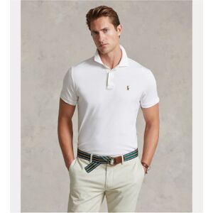 Polo Ralph Lauren für Herren. 710713130003 Custom Slim Fit Poloshirt weiß (S), Lässig, Baumwolle, Kurzarm Polo Ralph Lauren für Herren. 710713130003 Custom Slim Fit Poloshirt weiß (S), Lässig, Baumwolle, Kurzarm