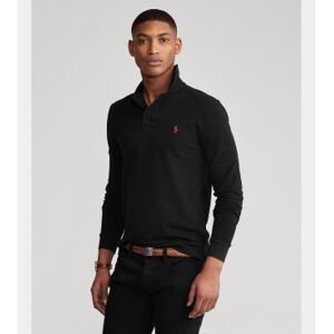 Polo Ralph Lauren für Herren. 710681126037 Schmal geschnittenes Piqué-Poloshirt schwarz (L), Lässig, Baumwolle, Langarm Polo Ralph Lauren für Herren. 710681126037 Schmal geschnittenes Piqué-Poloshirt schwarz (L), Lässig, Baumwolle, Langarm
