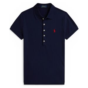 Polo Ralph Lauren für Damen. 211B18200005 Slim Fit Stretch-Poloshirt navy (L), Lässig, Baumwolle, Kurzarm, Marine Polo Ralph Lauren für Damen. 211B18200005 Slim Fit Stretch-Poloshirt navy (L), Lässig, Baumwolle, Kurzarm, Marine