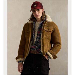 Polo Ralph Lauren für Herren. 710968200001 Braune Shearling-Jacke (S), Lässig, Leder Polo Ralph Lauren für Herren. 710968200001 Braune Shearling-Jacke (S), Lässig, Leder