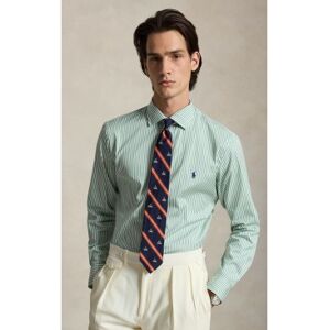Polo Ralph Lauren für Herren. 710B22606002 Grün gestreiftes Custom-Fit-Popeline-Hemd (S), Lässig, Baumwolle, Langarm Polo Ralph Lauren für Herren. 710B22606002 Grün gestreiftes Custom-Fit-Popeline-Hemd (S), Lässig, Baumwolle, Langarm