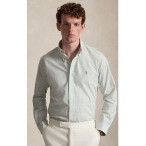 Polo Ralph Lauren für Herren. 710B22585001 Grünes Custom-Fit-Hemd aus elastischem Popeline (S), Lässig, Baumwolle, Langarm Polo Ralph Lauren für Herren. 710B22585001 Grünes Custom-Fit-Hemd aus elastischem Popeline (S), Lässig, Baumwolle, Langarm