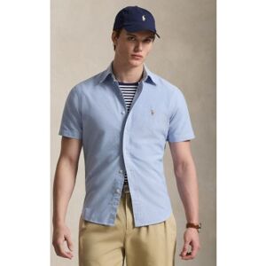 Polo Ralph Lauren für Herren. 710850782001 Blaues Oxford-Hemd Custom Fit (XS), Lässig, Baumwolle, Langarm Polo Ralph Lauren für Herren. 710850782001 Blaues Oxford-Hemd Custom Fit (XS), Lässig, Baumwolle, Langarm