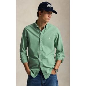 Polo Ralph Lauren für Herren. 710805564514 Grünes Oxford-Hemd in Custom Fit mit Garment-Dye-Färbung (XL), Lässig, Baumwolle, Langarm Polo Ralph Lauren für Herren. 710805564514 Grünes Oxford-Hemd in Custom Fit mit Garment-Dye-Färbung (XL), Lässig, Baumwolle, Langarm
