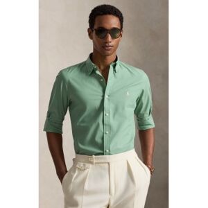 Polo Ralph Lauren für Herren. 710929348500 Slim Fit Hemd aus grünem Stretch-Popeline (XL), Lässig, Baumwolle, Langarm Polo Ralph Lauren für Herren. 710929348500 Slim Fit Hemd aus grünem Stretch-Popeline (XL), Lässig, Baumwolle, Langarm