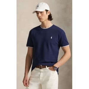 Polo Ralph Lauren für Herren. 710963492001 Klassisches Fit Poloshirt aus elastischem Piqué in Marineblau (XS), Lässig, Baumwolle, Kurzarm Polo Ralph Lauren für Herren. 710963492001 Klassisches Fit Poloshirt aus elastischem Piqué in Marineblau (XS), Lässig, Baumwolle, Kurzarm