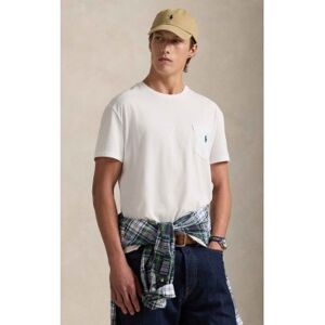 Polo Ralph Lauren für Herren. 710707095003 Jersey-Strick-T-Shirt mit weißer Tasche (XL), Lässig, Baumwolle, Kurzarm Polo Ralph Lauren für Herren. 710707095003 Jersey-Strick-T-Shirt mit weißer Tasche (XL), Lässig, Baumwolle, Kurzarm