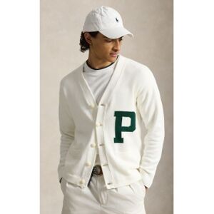 Polo Ralph Lauren für Herren. 710B17550001 Cardigan aus Baumwolle Relaxed Fit weiß (S), Lässig Polo Ralph Lauren für Herren. 710B17550001 Cardigan aus Baumwolle Relaxed Fit weiß (S), Lässig