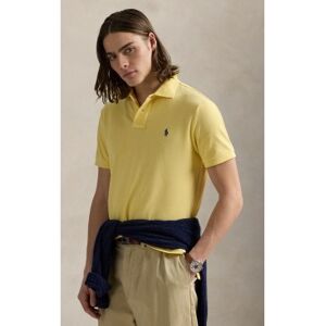 Polo Ralph Lauren für Herren. 710680784442 Das ikonische gelbe Piqué-Poloshirt (S), Lässig, Baumwolle, Kurzarm Polo Ralph Lauren für Herren. 710680784442 Das ikonische gelbe Piqué-Poloshirt (S), Lässig, Baumwolle, Kurzarm