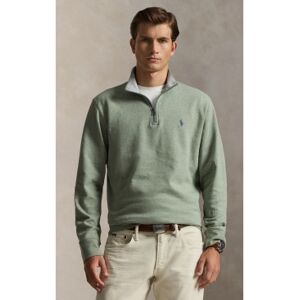Polo Ralph Lauren für Herren. 710812963501 Strickpullover mit kurzem Reißverschluss grün (M), Lässig, Baumwolle, Langarm Polo Ralph Lauren für Herren. 710812963501 Strickpullover mit kurzem Reißverschluss grün (M), Lässig, Baumwolle, Langarm