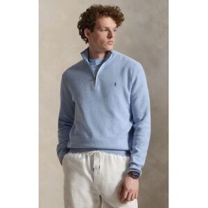 Polo Ralph Lauren für Herren. 710B18060005 Blauer Strickpullover aus Piqué und Baumwolle (XS), Lässig Polo Ralph Lauren für Herren. 710B18060005 Blauer Strickpullover aus Piqué und Baumwolle (XS), Lässig
