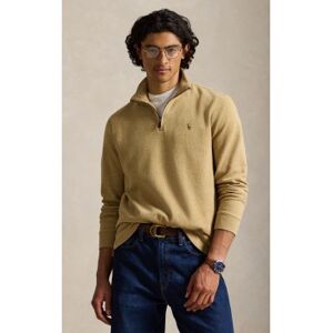 Polo Ralph Lauren für Herren. 710P07411502 Jersey Estate-Ripp mit kurzem Reißverschluss beige (XXL), Lässig, Baumwolle, Langarm Polo Ralph Lauren für Herren. 710P07411502 Jersey Estate-Ripp mit kurzem Reißverschluss beige (XXL), Lässig, Baumwolle, Langarm