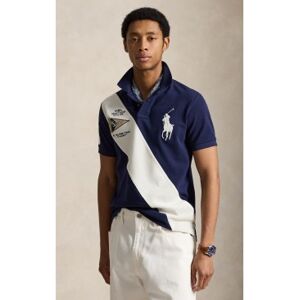 Polo Ralph Lauren für Herren. 710B21920001 Polo Custom Slim Fit mit Big Pony Marineblau (M), Lässig, Baumwolle, Kurzarm Polo Ralph Lauren für Herren. 710B21920001 Polo Custom Slim Fit mit Big Pony Marineblau (M), Lässig, Baumwolle, Kurzarm
