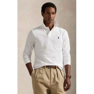 Polo Ralph Lauren für Herren. 710680790001 Custom Slim Fit Pique-Poloshirt weiß (3XL), Lässig, Baumwolle, Langarm Polo Ralph Lauren für Herren. 710680790001 Custom Slim Fit Pique-Poloshirt weiß (3XL), Lässig, Baumwolle, Langarm