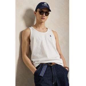 Polo Ralph Lauren für Herren. 710800895013 Weißes Trägertop (L), Lässig, Baumwolle, Ärmellos / Hosenträger Polo Ralph Lauren für Herren. 710800895013 Weißes Trägertop (L), Lässig, Baumwolle, Ärmellos / Hosenträger