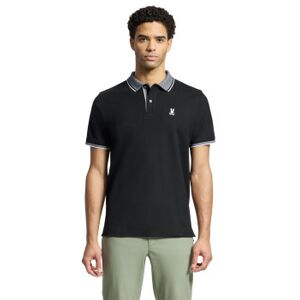 Psycho Bunny für Herren. B6K507F200 Kurzarm-Poloshirt schwarz (XXL), Lässig, Baumwolle Psycho Bunny für Herren. B6K507F200 Kurzarm-Poloshirt schwarz (XXL), Lässig, Baumwolle