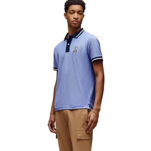 Psycho Bunny für Herren. MT0100044 Polo Wade blau (M), Lässig, Baumwolle, Kurzarm Psycho Bunny für Herren. MT0100044 Polo Wade blau (M), Lässig, Baumwolle, Kurzarm