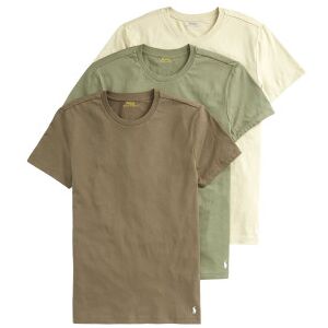 Polo Ralph Lauren für Herren. 714830304013 Packung mit 3 grünen T-Shirts, (S), Heimtextilien, Baumwolle, Kurzarm Polo Ralph Lauren für Herren. 714830304013 Packung mit 3 grünen T-Shirts, (S), Heimtextilien, Baumwolle, Kurzarm