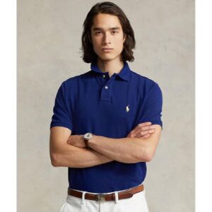 Polo Ralph Lauren für Herren. 710795080013 Schmal geschnittenes Piqué-Poloshirt blau (XL), Lässig, Baumwolle, Kurzarm Polo Ralph Lauren für Herren. 710795080013 Schmal geschnittenes Piqué-Poloshirt blau (XL), Lässig, Baumwolle, Kurzarm