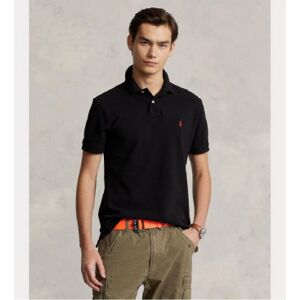 Polo Ralph Lauren für Herren. 710795080006 Schmal geschnittenes Piqué-Poloshirt schwarz (S), Lässig, Baumwolle, Kurzarm Polo Ralph Lauren für Herren. 710795080006 Schmal geschnittenes Piqué-Poloshirt schwarz (S), Lässig, Baumwolle, Kurzarm