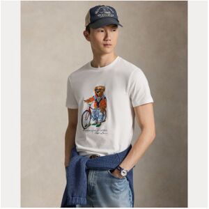 Polo Ralph Lauren für Herren. 710B16612002 Custom Slim Fit T-Shirt mit weißem Bär Polo (L), Lässig, Baumwolle, Kurzarm Polo Ralph Lauren für Herren. 710B16612002 Custom Slim Fit T-Shirt mit weißem Bär Polo (L), Lässig, Baumwolle, Kurzarm