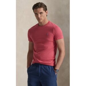 Polo Ralph Lauren für Herren. 710671438515 Custom Slim Fit Strick-T-Shirt rot (S), Lässig, Baumwolle, Kurzarm Polo Ralph Lauren für Herren. 710671438515 Custom Slim Fit Strick-T-Shirt rot (S), Lässig, Baumwolle, Kurzarm