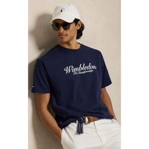 Polo Ralph Lauren für Herren. 710B16059002 Wimbledon-T-Shirt mit Big Fit-Grafik (XL), Lässig, Baumwolle, Kurzarm, Marine Polo Ralph Lauren für Herren. 710B16059002 Wimbledon-T-Shirt mit Big Fit-Grafik (XL), Lässig, Baumwolle, Kurzarm, Marine