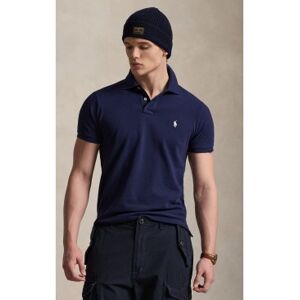 Polo Ralph Lauren für Herren. 710680784517 Das kultige marineblaue Piqué-Poloshirt (S), Lässig, Baumwolle, Kurzarm Polo Ralph Lauren für Herren. 710680784517 Das kultige marineblaue Piqué-Poloshirt (S), Lässig, Baumwolle, Kurzarm
