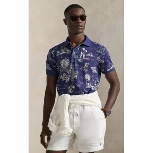Polo Ralph Lauren für Herren. 710B13971001 Piqué-Poloshirt mit Bär Custom Slim Navy Polo-Shirt (L), Lässig, Baumwolle, Kurzarm, Marine Polo Ralph Lauren für Herren. 710B13971001 Piqué-Poloshirt mit Bär Custom Slim Navy Polo-Shirt (L), Lässig, Baumwolle, Kurzarm, Marine