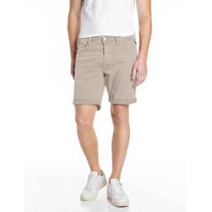 Replay für Herren. MA981Y.000.8488790 Beige Tapered Fit Bermudashorts (33), Lässig, Baumwolle Replay für Herren. MA981Y.000.8488790 Beige Tapered Fit Bermudashorts (33), Lässig, Baumwolle
