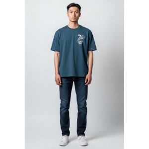 Replay für Herren. M3345.000.2660 Zoll-T-Shirt blau (S), Lässig, Baumwolle, Kurzarm Replay für Herren. M3345.000.2660 Zoll-T-Shirt blau (S), Lässig, Baumwolle, Kurzarm