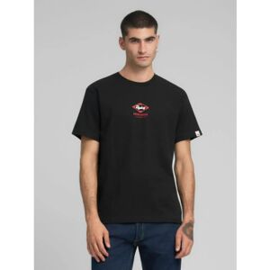 Replay für Herren. M3212.000.2660 Legacy-Druck-T-Shirt schwarz (S), Lässig, Baumwolle, Kurzarm Replay für Herren. M3212.000.2660 Legacy-Druck-T-Shirt schwarz (S), Lässig, Baumwolle, Kurzarm