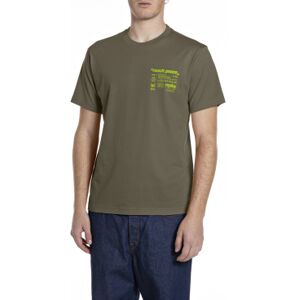 Replay für Herren. M3353.000.2660 Grünes T-Shirt mit Grafik (S), Lässig, Baumwolle, Kurzarm Replay für Herren. M3353.000.2660 Grünes T-Shirt mit Grafik (S), Lässig, Baumwolle, Kurzarm