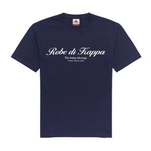 Robe di Kappa für Herren. 61151CW Tozeur navy T-Shirt (S), Lässig, Baumwolle, Kurzarm, Marine Robe di Kappa für Herren. 61151CW Tozeur navy T-Shirt (S), Lässig, Baumwolle, Kurzarm, Marine