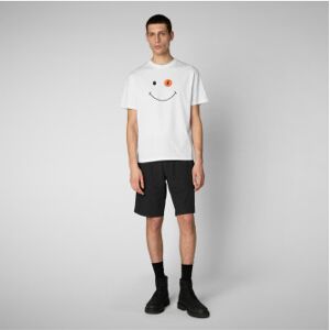 Save The Duck für Herren. DT1197M-BESY20 Darlan T-shirt weiß (XXL), Lässig, Baumwolle, Kurzarm Save The Duck für Herren. DT1197M-BESY20 Darlan T-shirt weiß (XXL), Lässig, Baumwolle, Kurzarm