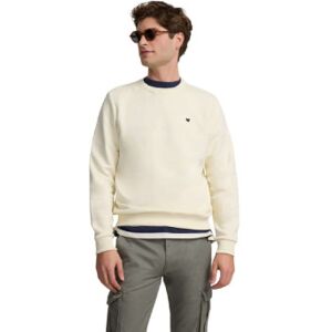 Silbon für Herren. 130109 Minilogo beige Sweatshirt (L), Lässig, Baumwolle Silbon für Herren. 130109 Minilogo beige Sweatshirt (L), Lässig, Baumwolle