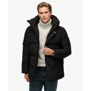 Superdry für Herren. M5012285A Mantel Five schwarz (L), Lässig, Recyceltes Polyester, Nachhaltig Superdry für Herren. M5012285A Mantel Five schwarz (L), Lässig, Recyceltes Polyester, Nachhaltig