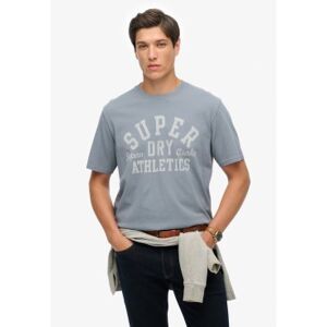 Superdry für Herren. M1012176A Athletic Essential T-shirt hellblau (S), Lässig, Baumwolle, Kurzarm Superdry für Herren. M1012176A Athletic Essential T-shirt hellblau (S), Lässig, Baumwolle, Kurzarm