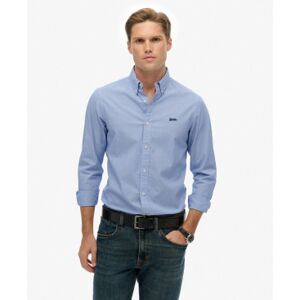 Superdry für Herren. M4011064A Essentials Tailored Lite Hemd blau (M), Lässig, Baumwolle, Langarm Superdry für Herren. M4011064A Essentials Tailored Lite Hemd blau (M), Lässig, Baumwolle, Langarm