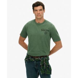 Superdry für Herren. M1012248A Tokyo Narrative Lose T-Shirt grün (S), Lässig, Baumwolle, Kurzarm Superdry für Herren. M1012248A Tokyo Narrative Lose T-Shirt grün (S), Lässig, Baumwolle, Kurzarm