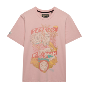 Superdry für Herren. M1012235A Tokyo Entspanntes T-shirt rosa (XL), Lässig, Baumwolle, Kurzarm Superdry für Herren. M1012235A Tokyo Entspanntes T-shirt rosa (XL), Lässig, Baumwolle, Kurzarm